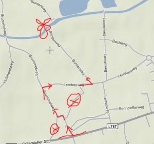 scribblemaps - google maps Kritzeleien