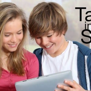 Tablet in der Schule