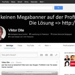 google plus neue profile