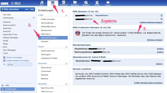 gmx neue email adresse anlegen