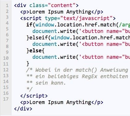 Mit Javascript GET url Parameter auslesen