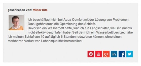 wordpress autor box mit eigenem Avatar
