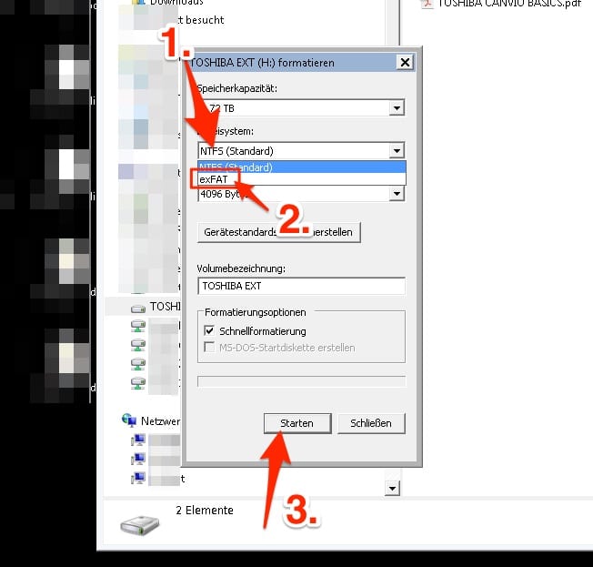 exfat vs ntfs ssd