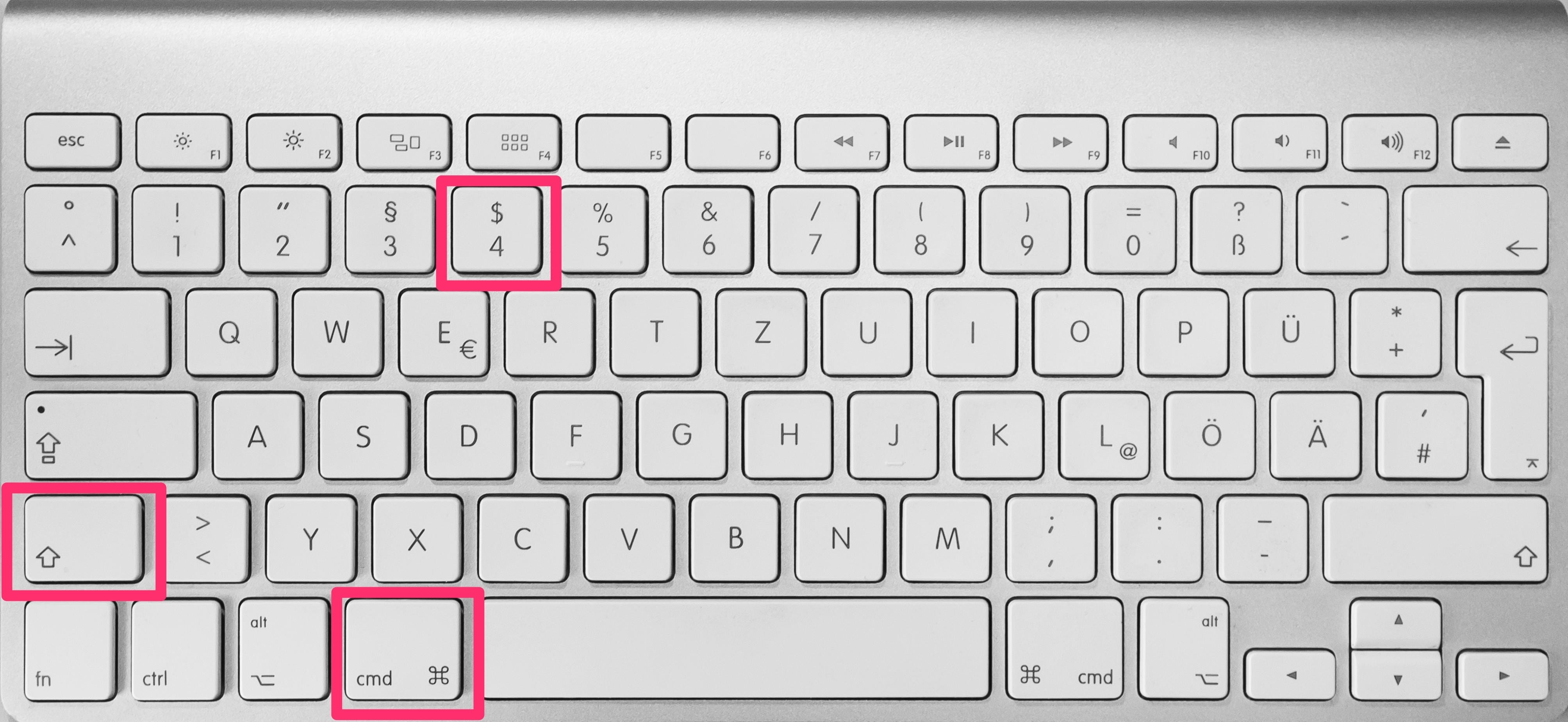 screenshot mac shortcut key