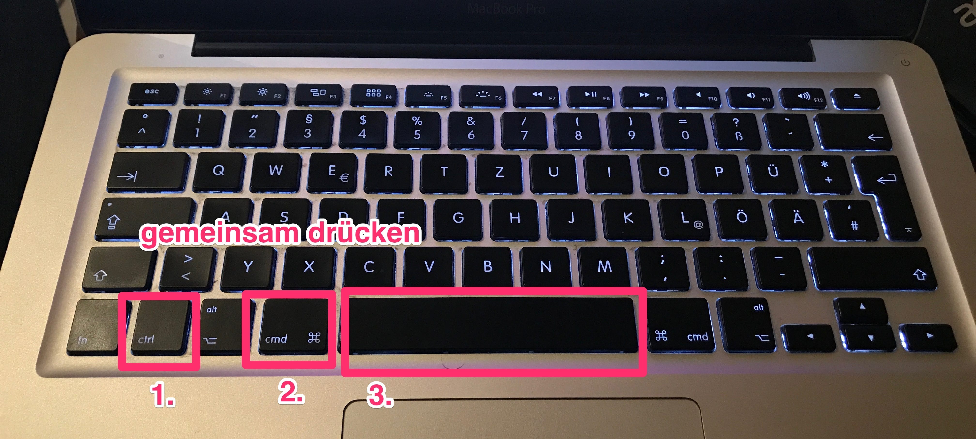 macbook emoji shortcut