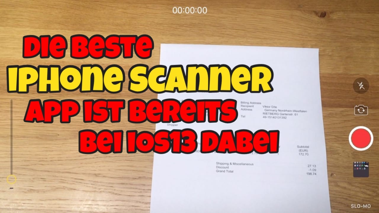 Dokumente Scannen mit dem iPhone ohne zusätzliche App