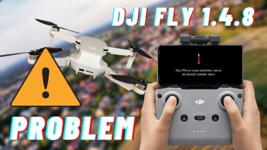 Achtung! DJI Fly 1.4.8 Problem mit verdunkelnden iPhone Displays bis hin zur kompletten Abschaltung