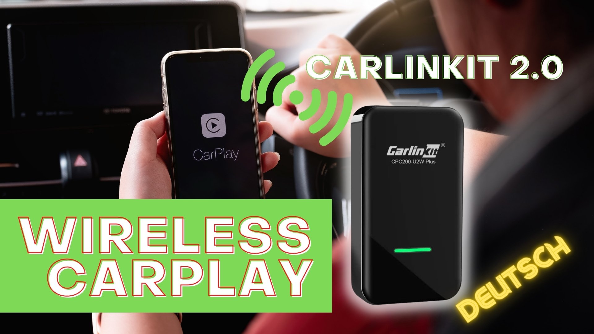 Wireless Carplay nachrüsten mit Carlinkit 2.0 Wireless Carplay Adapter
