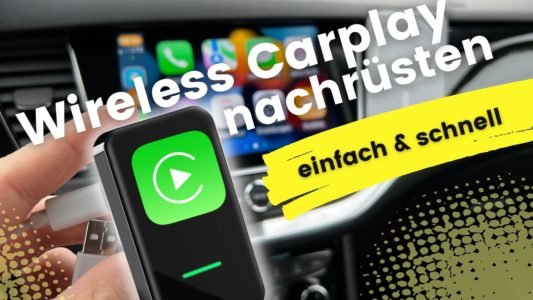 Wireless Carplay nachrüsten mit einem Carlinkit Adapter