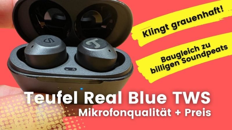 Teufel Real Blue TWS Erfahrungen mit dem Mikrofon