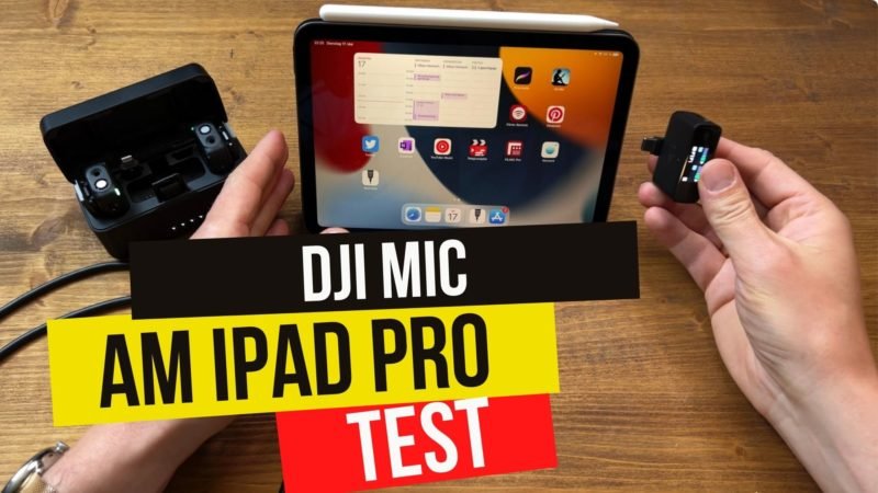 Das DJI Mic funktioniert nicht am iPad Pro USB-C