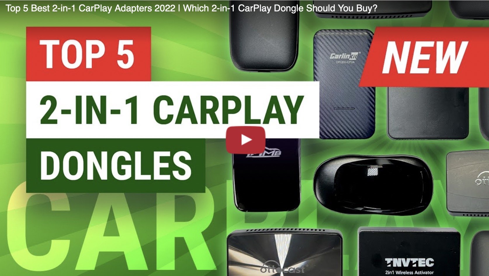 Top 5 der besten 2-in-1 CarPlay-Adapter in 2022 – welchen CarPlay-Dongle solltest du kaufen?