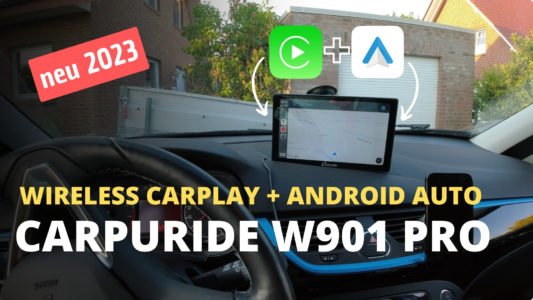 Carpuride w901 pro Display – wireless Carplay und Android Auto in jedem Auto oder LKW
