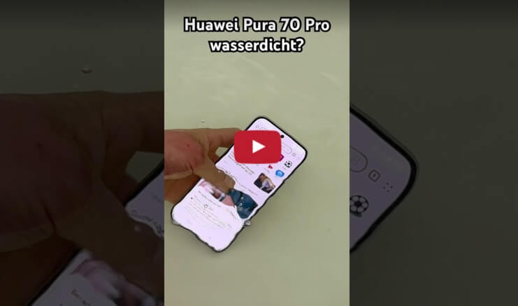 Ist das Huawei Pura 70 Pro wasserdicht?