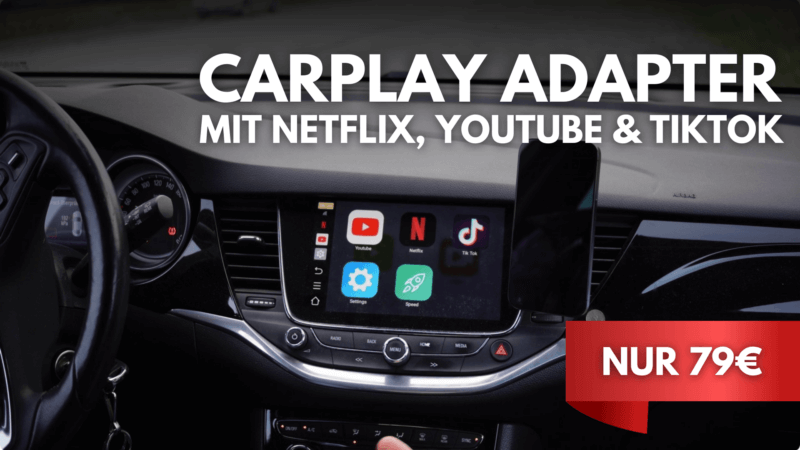 YouTube und Netflix im Auto: reicht dieser 79€ günstige Adapter?