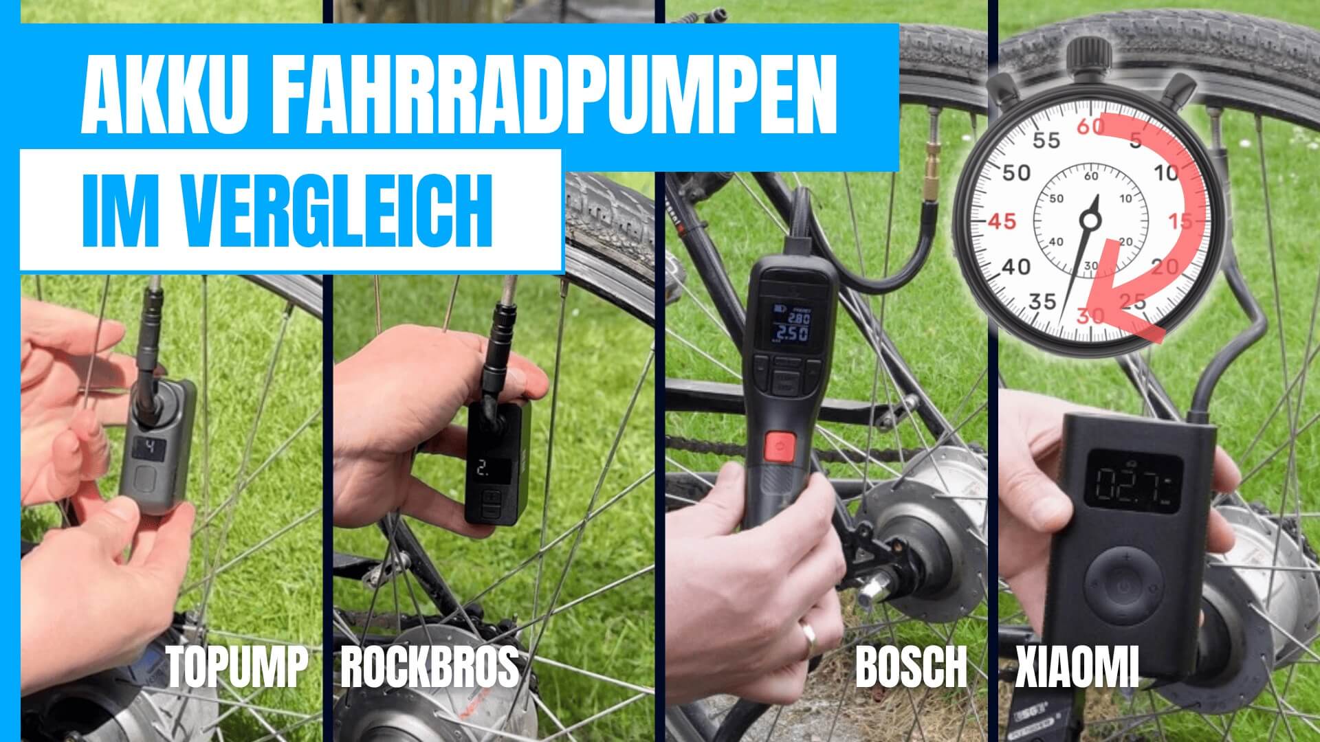 4 Elektrische Fahrradpumpen im Test: Überraschend leistungsstarke Kompakte!