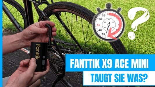 Fanttik X9 Ace Mini im Test: Mehr Hype als Leistung? Fanttik X9 Ace Mini Fahrradpumpe