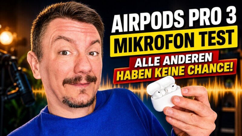 AirPods Pro 3 Test: Der Mikrofon Vergleich macht die Konkurrenz chancenlos