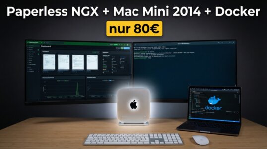 Mac Mini 2014 Paperless NGX mit ZimaOS-2s