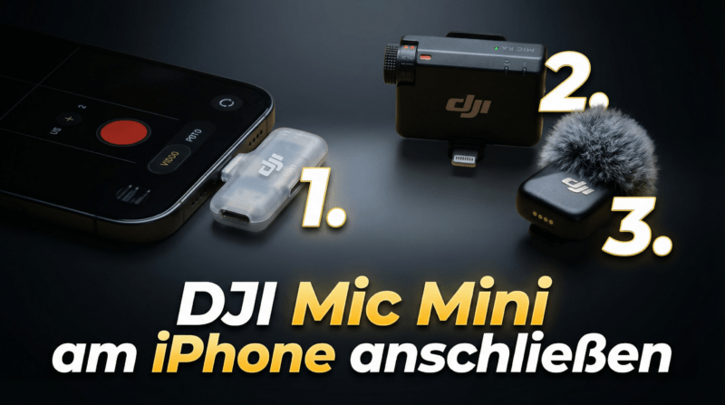 DJI Mic Mini mit iPhone verbinden